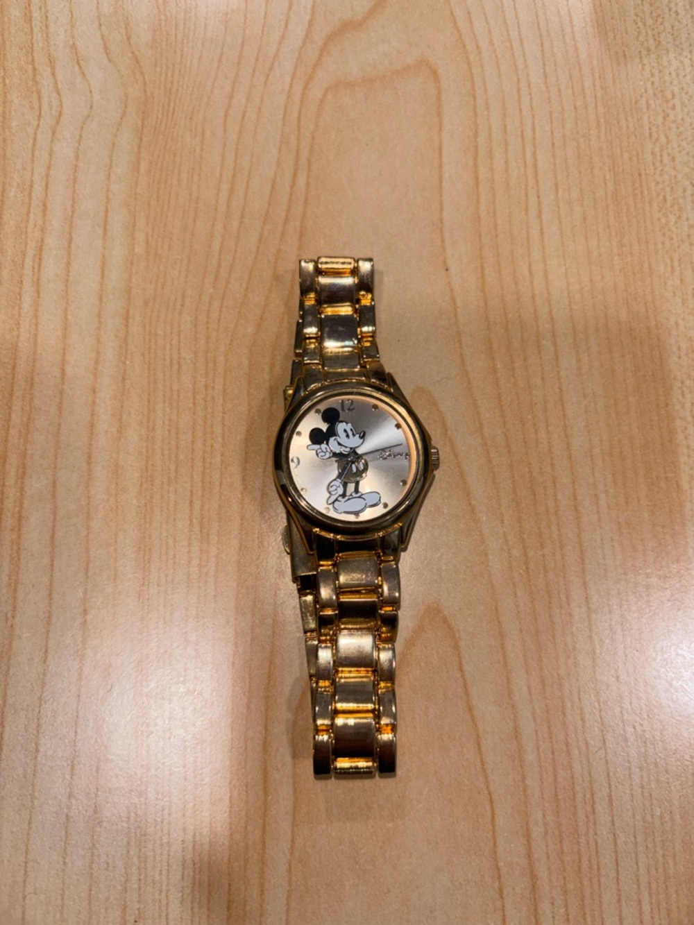 Gold Mickey Mouse Watch